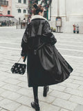 Llyge Women Mid-Length Imitation Lambwool Coat Female Winter 2022 Korean Style Loose Plus Velvet Thick Motorcycle Jacket
