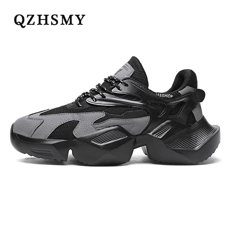 Thick Sole Sneakers 2022 Spring Men Shoes Light Breathable Dad Shoes Tenis Masculino Zapatillas Hombre
