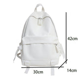 Llyge Woman Backpack Large Capacity Leather Rucksack Women's Knapsack Travel Bagpacks School Bags For Teenage Girls Mochila Back Pack