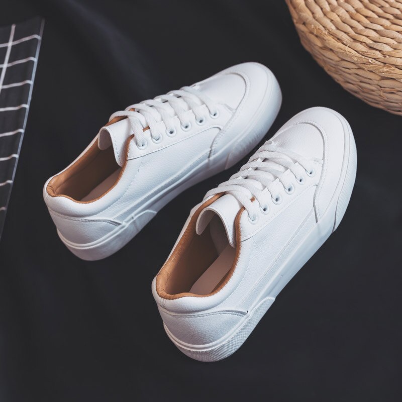 Llyge Women Sneakers Fashion Woman's Shoes Spring Trend Casual Sport Shoes For Women New Comfort White Vulcanized Platform Shoes