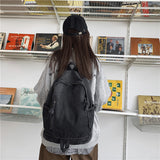 Llyge 2022 New Denim Women Backpack Retro Travel Bagpack Large Capacity Bookbag College Student School Bags For Teenager Girls Rugtas