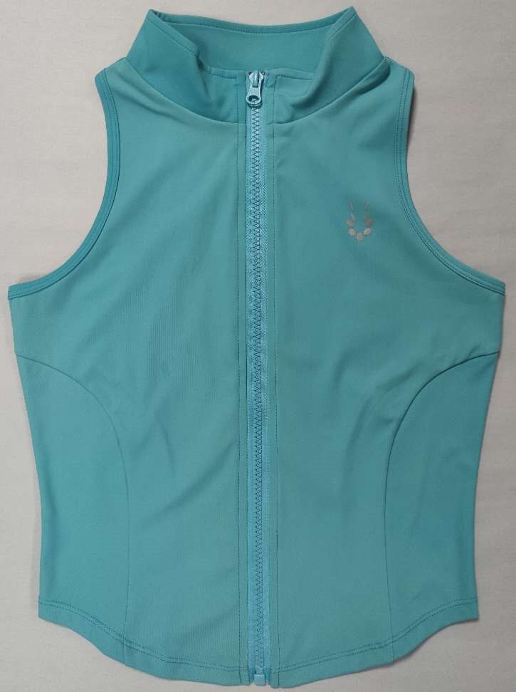 High Quality Running Women Sport Tight Gym Sleeveless Vest Yoga Sleeveless Workout Vest Top Athletic Fitness T Shirt With Zipper