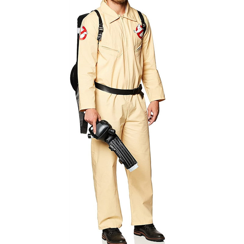 Llyge Kids Ghostbusters Cosplay Costume Jumpsuit Outfits Halloween Carnival Suit Ghostbusters Cosplay New Costume For Men