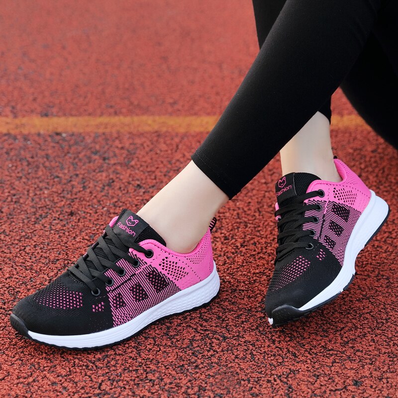 Llyge 2023 Comemore Women Running Shoes Breathable Casual  Outdoor Light Weight Sports  Woman Walking Wedge Sneakers xj0819