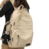 Llyge Large Capacity Waterproof Woman Backpack Man College Student Travel Rucksack A4 Book Schoolbag For Teenage Girl Boy 2022 New