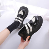 Small Leather Shoes British Style Women Spring 2022 New Fashion Retro Patent Increase Single Shoes