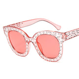 LLYGE Fashion Cat Eye Round Sunglasses Women Vintage Brand Designer Sun Glasses Female Retro Shades Mirror Driving Oculos De Sol