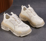 Women Platform Breathable Sneakers Autumn Fashion Casual Shoes 2022 Ankle strap mesh shoes women