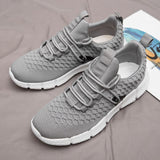 Sneakers High-quality Design Shoes Man Breathable Lightweight Flat Walking Men Shoes Plus Size 46 2022 Spring Black