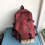 Llyge Schoolbag Male Harajuku Black High School College Student Fashion Backpack 2022 New Harajuku Waterproof Backpack