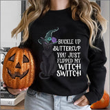 LLYGE Halloween Streetwear Black Tops Girls Gothic Hoodie Streetwear Womens Hip-Hop Cool Couple High Street Sweatshirts Hoodies