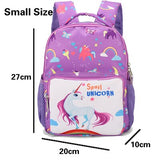 Llyge Girl School Bags Child Pink Purple Nylon Printing Backpack Kindergarten Student Cute Girls Children's Schoolbag Waterproof Kids