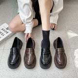 Women's Spring Oxfords 2022 Fashion Clogs Womens Loafers Shoes Round Toe Female Footwear Platform Soft Casual Sneaker Slip-on