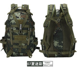llyge Men's Travel Bags Army Tactical Molle Climbing Outdoor Hiking Tactical camouflage multifunctional Bag Military Backpack