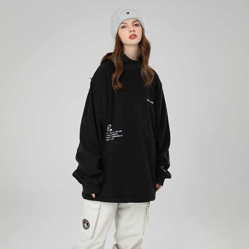 Llyge Ski Wear Female Jacket Ski Equipment Snowboard Snowsuit Warm Ski Hoodie For Women And Men Lined With Fleece For Ski Jacket