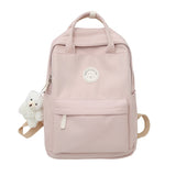 Back to school Cool Student Female Fashion Backpack Waterproof Cute Women School Bag Lady Laptop White Book  Girl College Backpack Travel
