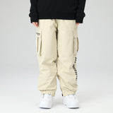 Llyge 2023 New Style Ski Pants Windproof, Waterproof And Cotton Warm Loose Snow Pants Men's And Women's Ski Jacket Pants
