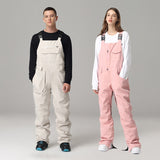 Llyge Skiing And Snowboarding Ski Pants Ski Overalls Solid Color Tie Trousers Single And Double Board Men's And Women's Ski Pants