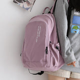 Llyge New High-Capacity Schoolbag Female College Student Japan And South Korea High School Backpack Male Backpack Female Backpack