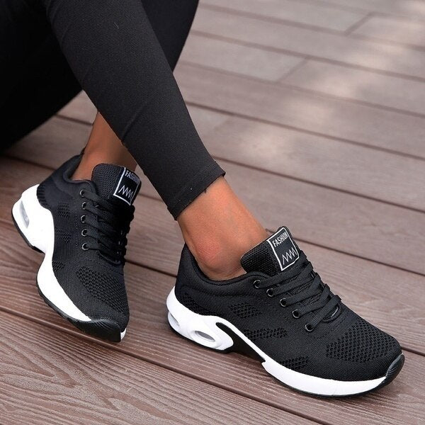 Llyge 2022 Comemore Women Running Shoes Breathable Casual  Outdoor Light Weight Sports  Woman Walking Wedge Sneakers