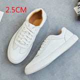 Llyge Fashion White Leather Women Chunky Sneakers White Shoes Lace Up Tenis Feminino Zapatos De Mujer Platform Women Casual Shoe