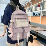 Back to school Fashion Nylon Women Backpack Female Big Waterproof Back Bag Portable School Backpack For Girl Student Schoolbag Cool