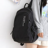 Llyge New High-Capacity Schoolbag Female College Student Japan And South Korea High School Backpack Male Backpack Female Backpack