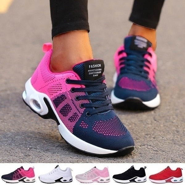 Llyge 2022 Comemore Women Running Shoes Breathable Casual  Outdoor Light Weight Sports  Woman Walking Wedge Sneakers