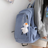Llyge New High-Capacity Schoolbag Female College Student Japan And South Korea High School Backpack Male Backpack Female Backpack