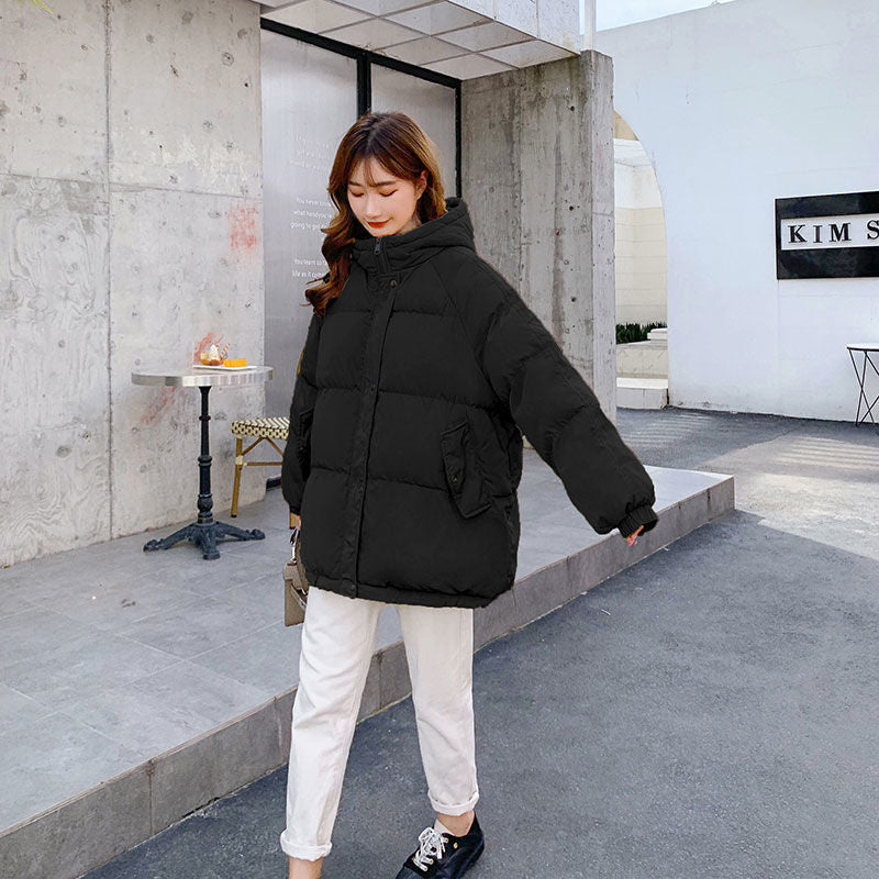 Llyge 2023 New Cotton Padded Jacket Korean Loose Short Bread Clothes Women's Cotton Padded Clothes Womens Jacket