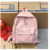 Llyge Fashion Woman Backpack Large Capacity Leather Laptop Bagpack High Quality Book Schoolbag For Teenage Girls Student Mochila