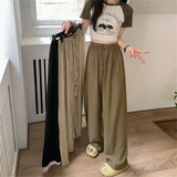 Llyge Summer Trousers Drawstring New 2022 Women Slim-Fit Fashion Normcore Loose Chic Hot Sale OL Casual Office Wear Pants