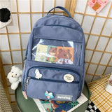 Back To School LLYGE 2023 Cute Girls ITA Backpack Women Large Capacity Ins Schoolbags For Teens Female Korean Harajuku School Student Bookbag Ladies