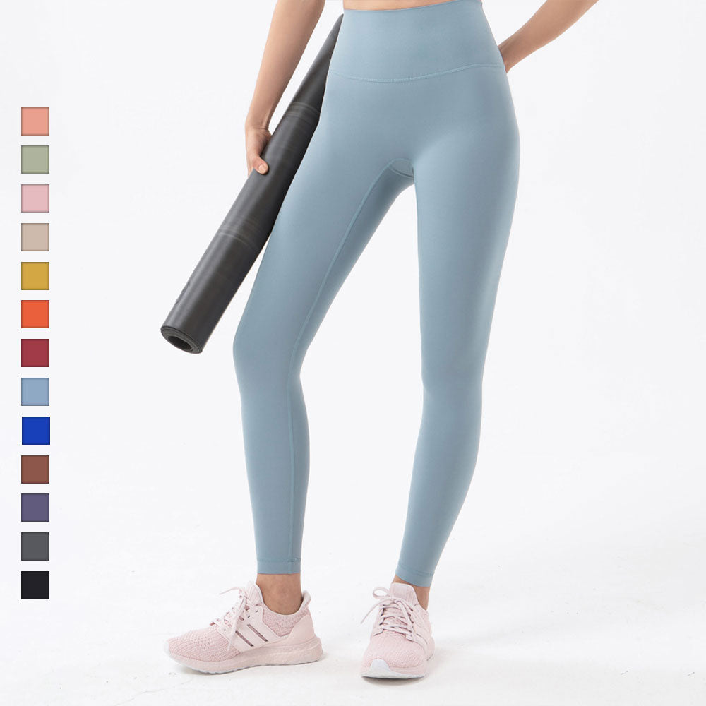 Llyge 2022 Yoga Leggings for Fitness Legging Sport Femme Back Pocket Pants Female Buttery Soft High Waist Leggins Push Up Gym Tights Women