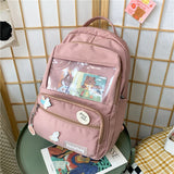 Back To School LLYGE 2023 Cute Girls ITA Backpack Women Large Capacity Ins Schoolbags For Teens Female Korean Harajuku School Student Bookbag Ladies