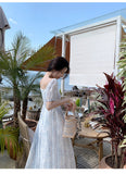 Llyge 2023 New Summer French Chic Sweet Elegant Fairy Floral Dress Fashionable Female Long Dress Ropa Mujer Vestido Midi