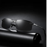 Llyge - Polarized Photochromic Sunglasses, Men's  Driving Transition Lens Sunglasses, No Glasses Case