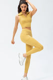 LLYGE Full Size Slim Fit High Waist Long Sports Pants with Pockets