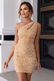 LLYGE 2023 Autumn New Fall Outfit Contrast Sequin Sleeveless Mini Dress